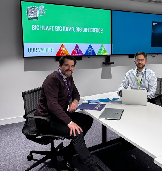 Cllr Adeel Shah and Tim Houghton