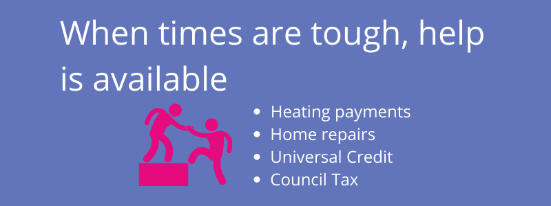 When times are tough, help is available. 