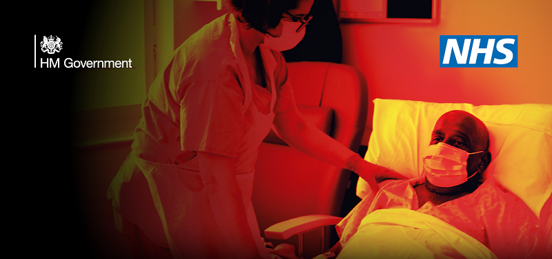 Nurse with COVID patient