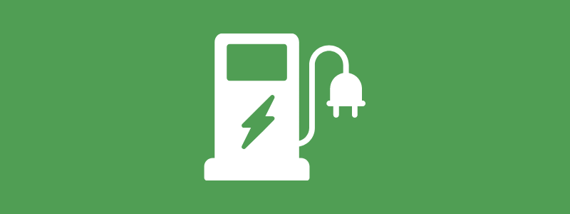 electric vehicle charging icon