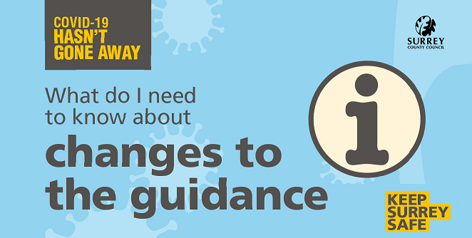 Changes to Covid-19 guidance
