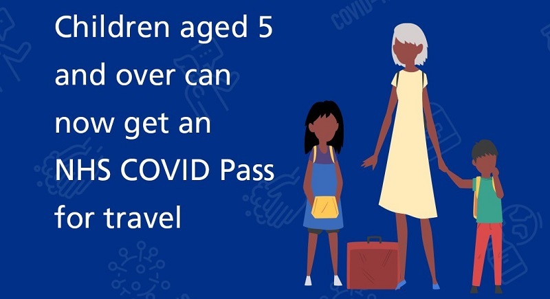 Children aged 5 and over can now get an NHS COVID Pass
