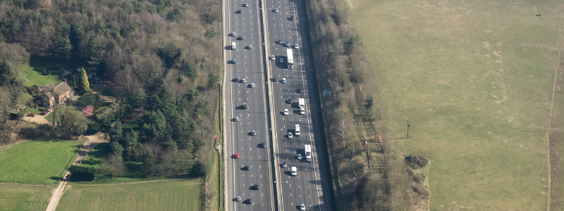 A stretch of the M25