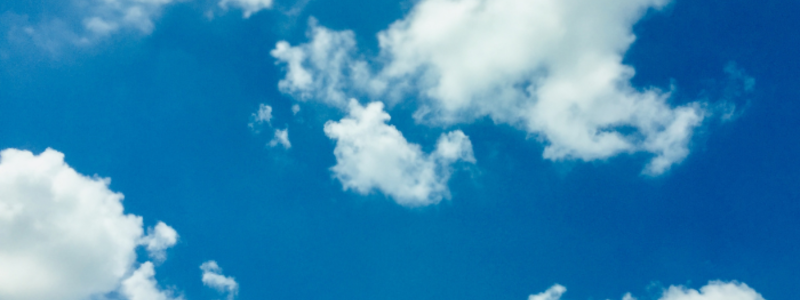 Clouds in a blue sky