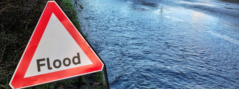 Flood sign 