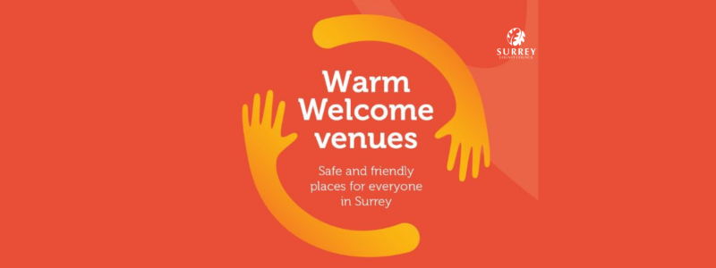 Surrey County Council Warm Welcome logo