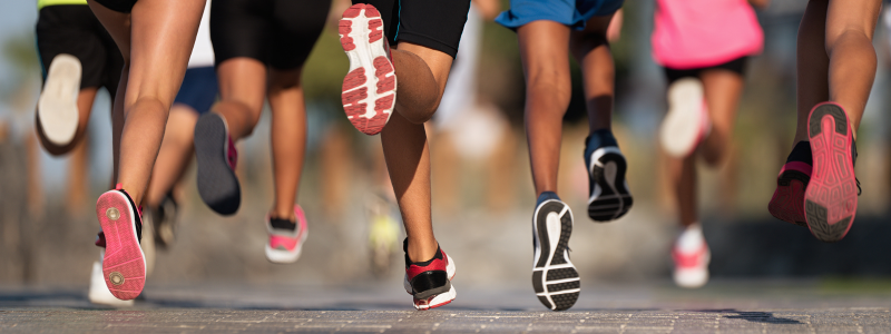 People running