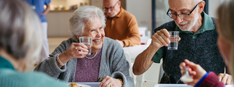 older people enjoying company 