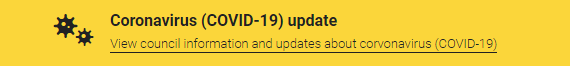 View council information and updates about coronavirus (COVID-19)