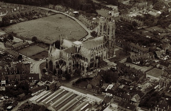 aerial photograph of beverley