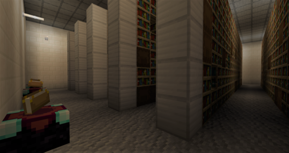 Archives repository of the Treasure House rebuilt in Minecraft