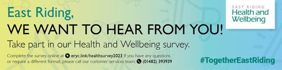 Health and Wellbeing survey banner