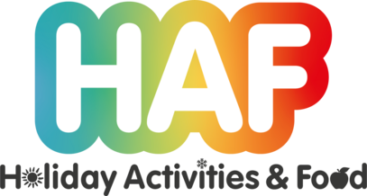 multicoloured HAF logo