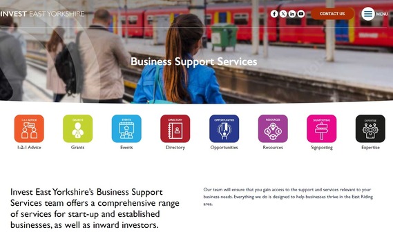 Invest East Yorkshire Business Support