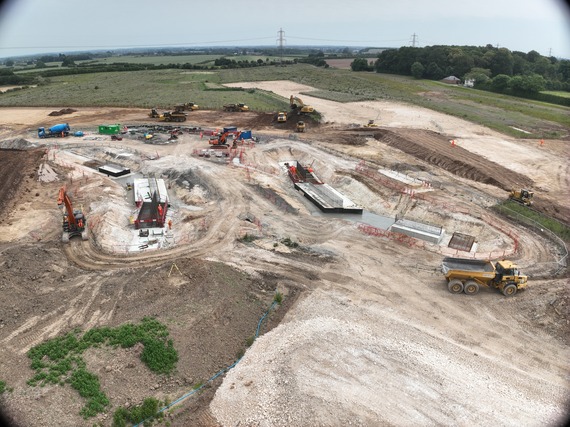 Bentley Bridge construction 