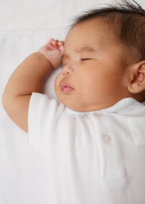 A photo of a baby sleeping