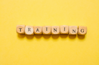 An image of the word "TRAINING" spelt out