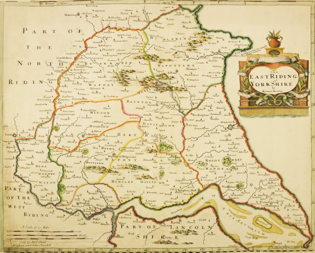 Old map of East Riding
