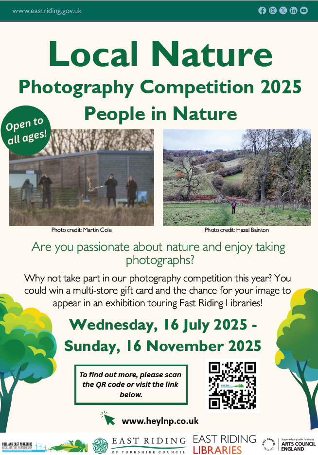 Local Nature Photography Competition poster 2025