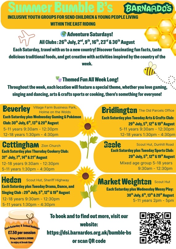 summer bumble bees poster