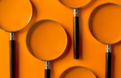 An image of magnifying glasses