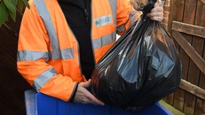 Blue bin