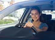 woman driving