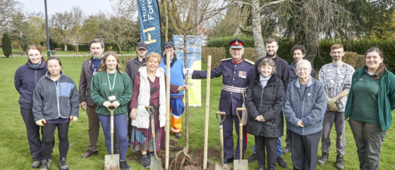 Humber Forest ceremony for planting 1 millionth tree in Goole