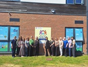 A photo from the opening of the Bridlington Family Hub event