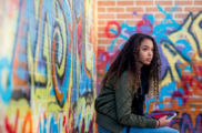 A photo of a teenager