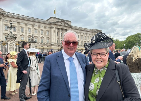 Ron Dickinson, Vice Chair of Governors Willerby Carr Lane Primary School & wife Gill