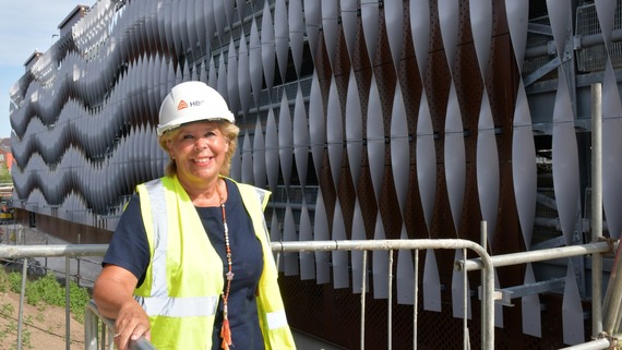 Councillor Handley at Beck Hill multi-storey