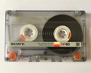 photograph of cassette tape