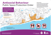 Hastings Borough Council Public Space Protection Order map
