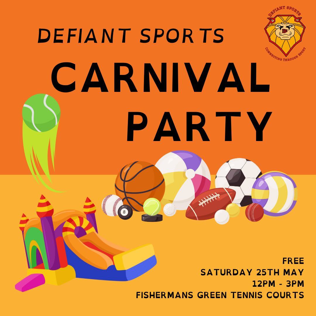 Defiant Sports Carnival Party