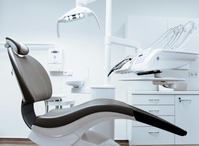 Dentist's chair and equipment.