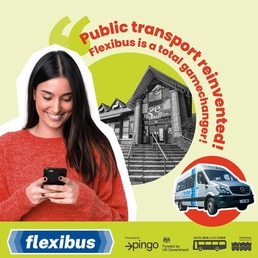 Flexi bus advert