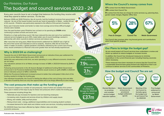 budget and council services