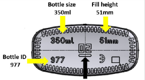 Genuine Glen's Vodka bottle mould number