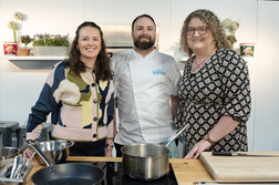 Jennifer McGonagle, Senior Policy Adviser Dietary Health FSA, Kyle Greer, Development Chef, Sysco and Dr Kirsty Porter, Children’s Dietitian