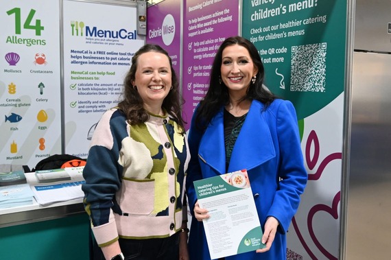 Jennifer McGonagle, Senior Policy Adviser Dietary Health FSA, and Deputy First Minister of Northern Ireland, Emma Little-Pengelly