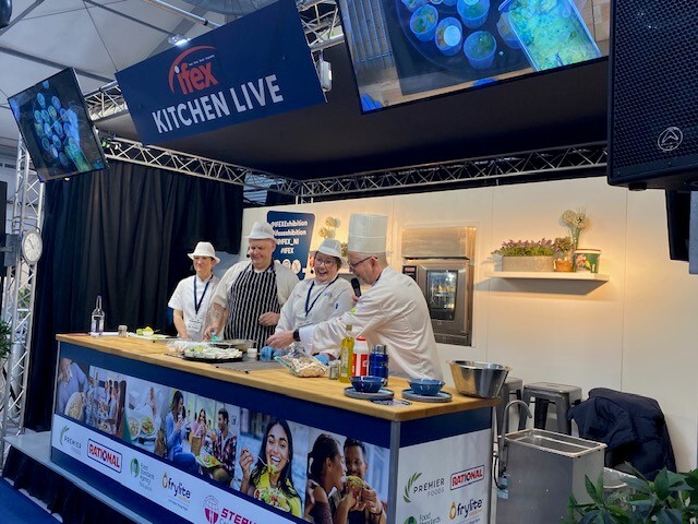 Northern Health and Social Care chefs at IFEX Kitchen Live