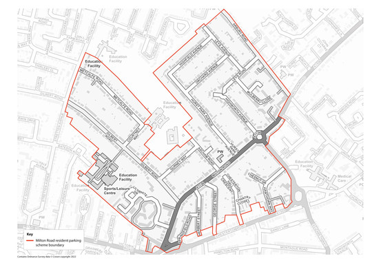 Milton Road area Resident Parking Scheme consultation