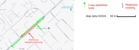 North of Arbury Road / Union Lane map