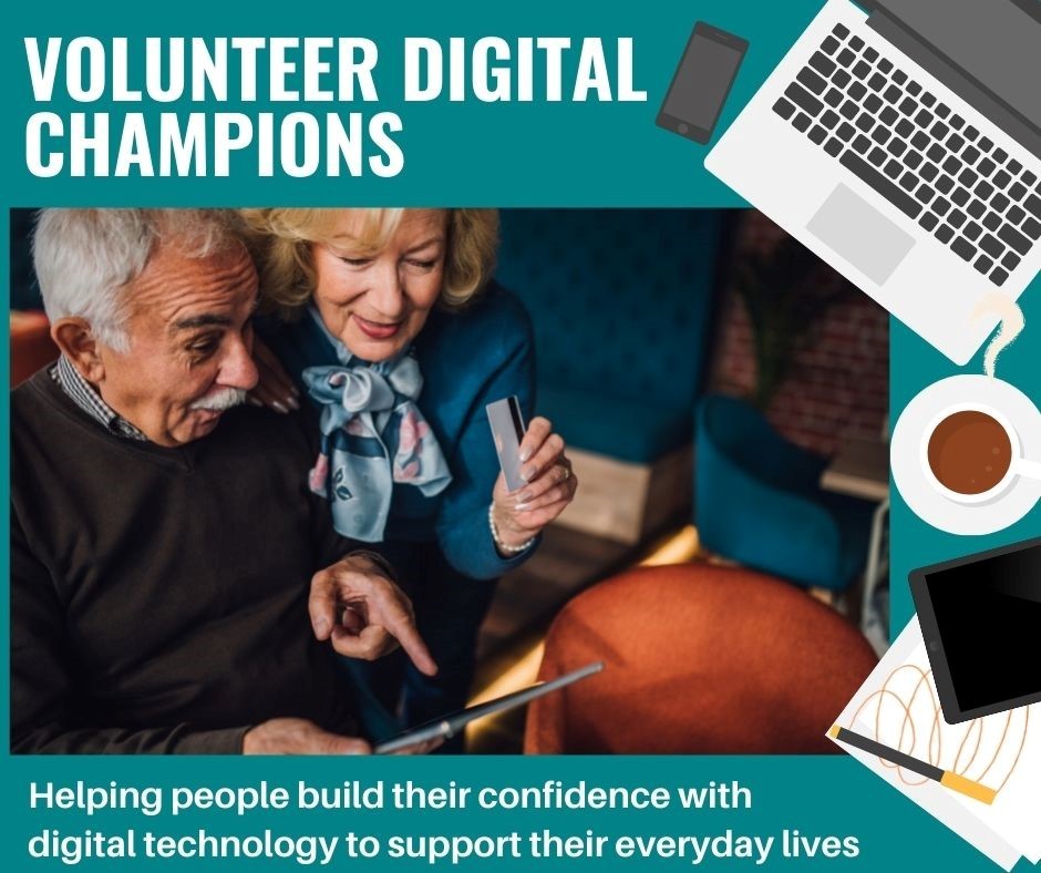 Reconnect Volunteer Digital Champions poster