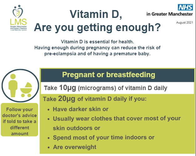 Vitamin D infographic
