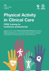 Physical activity training poster