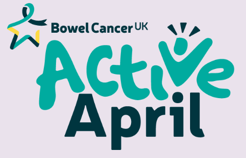 Bowel Cancer Awareness Month graphic for Active April