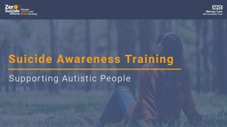 Autism and suicide awareness training