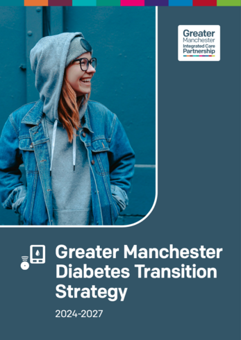 Front cover of diabetes transition document